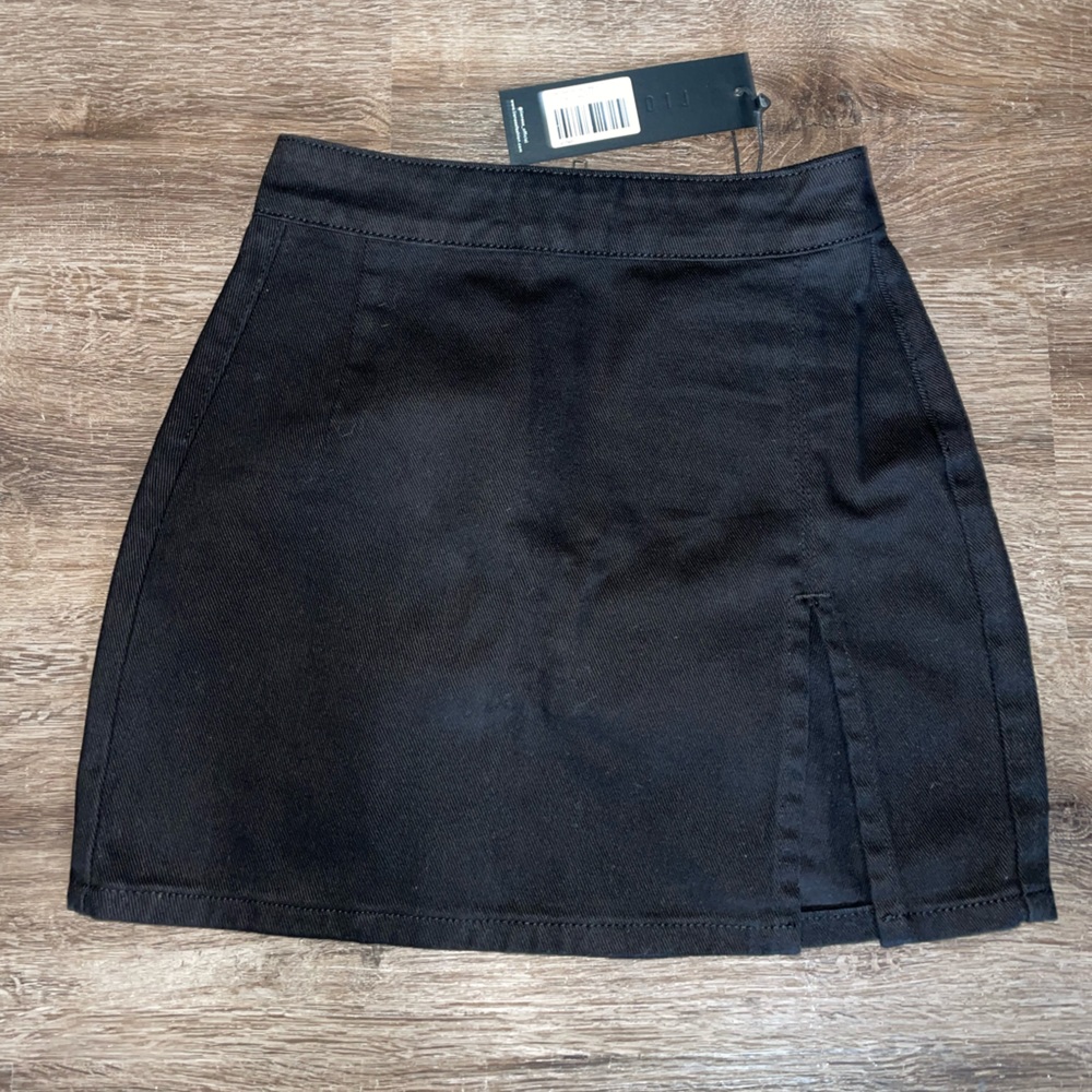 Black Lola Mini Skirt from Princess Polly